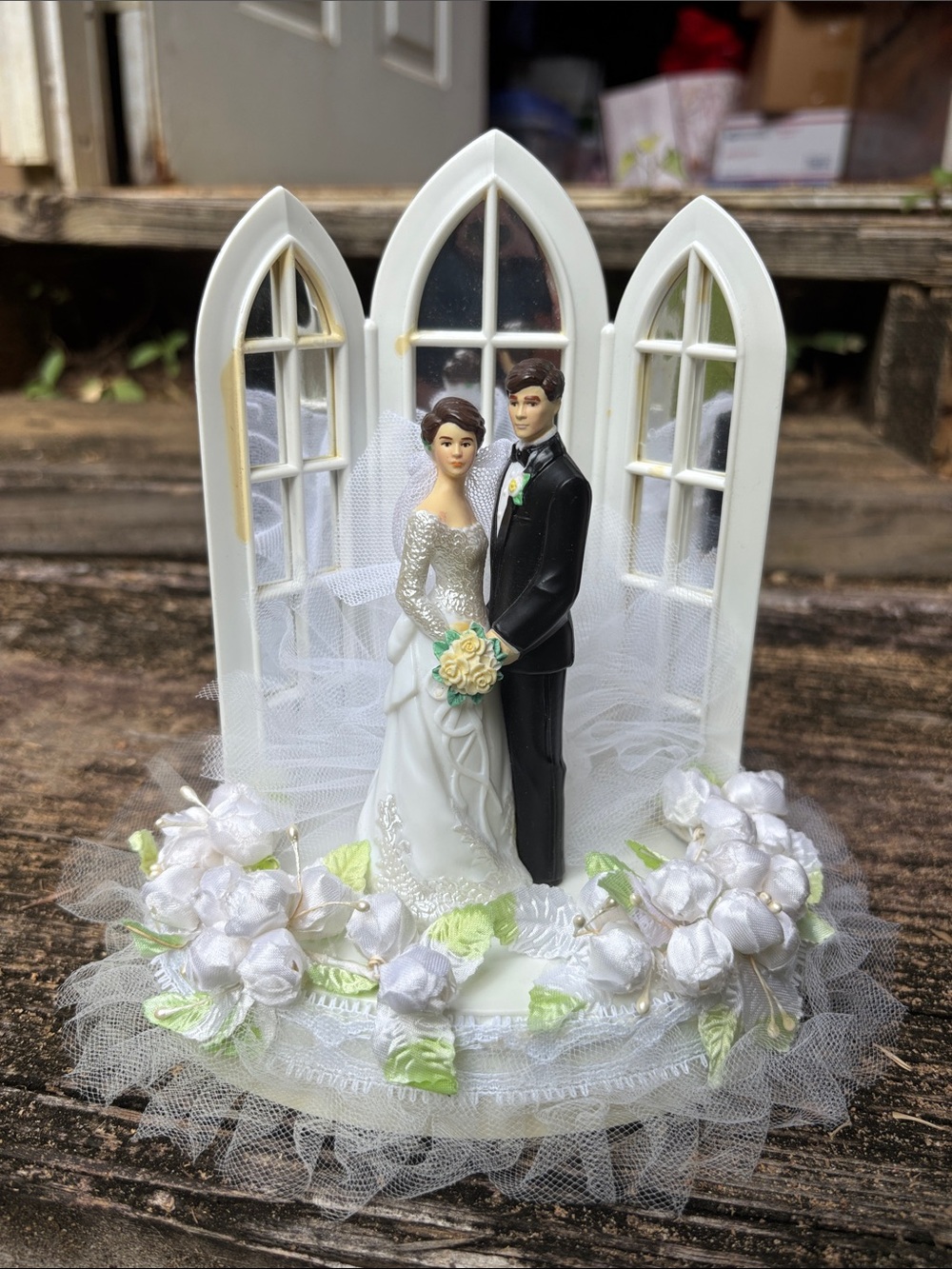 Wilton cake topper plastic vintage good used shape